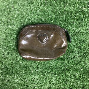 Brighton Coin Purse Patent Leather Zip Closure